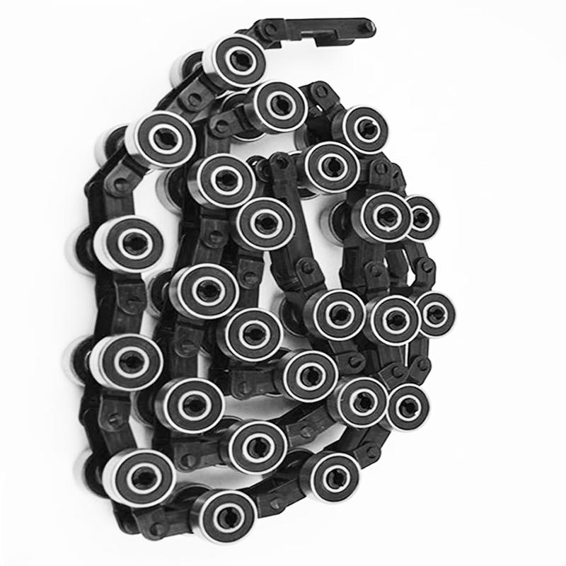 KM5070679G01 Escalator Newel Chain Reverse Chain Rotary Chain 24 Links, 24 Joints, Stainless Steel 