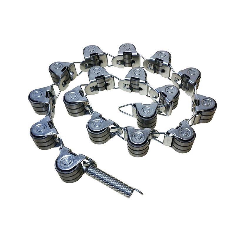 OTS Stainless Steel Newel Chain, Escalator Reverse Rotary Chain 17 Joints 